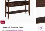 sofa table/ console table