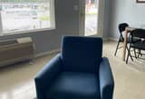 2 Retro Blue Chairs
