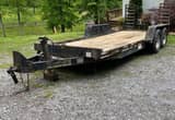 18ft equipment trailer. 8 lug axles